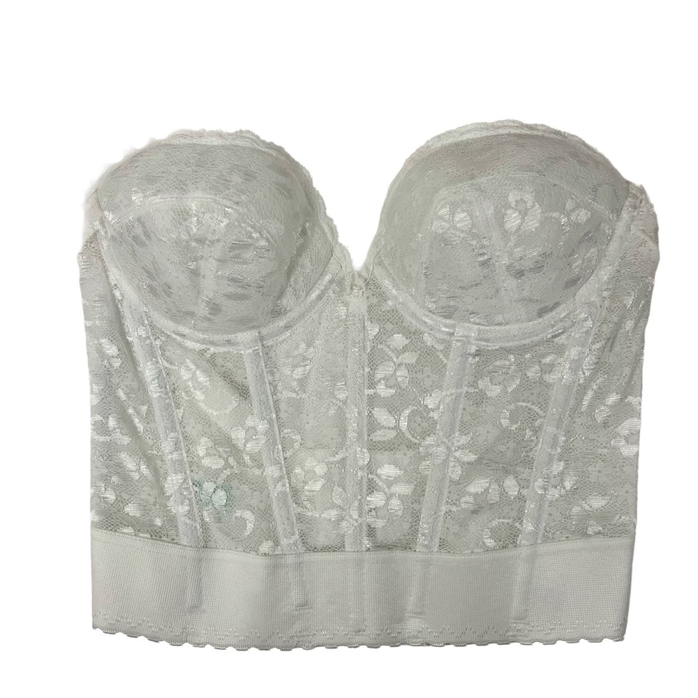 Carnival Vintage Low Plunge Low Back Underwire Bustier, size 34B